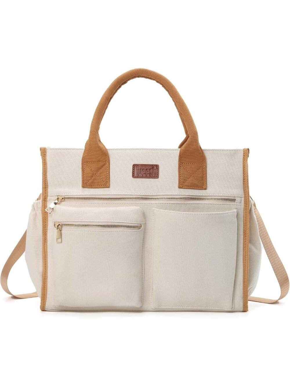 Stylish Canvas Tote Bag for Women | Versatile Crossbody Work & Laptop Handbag